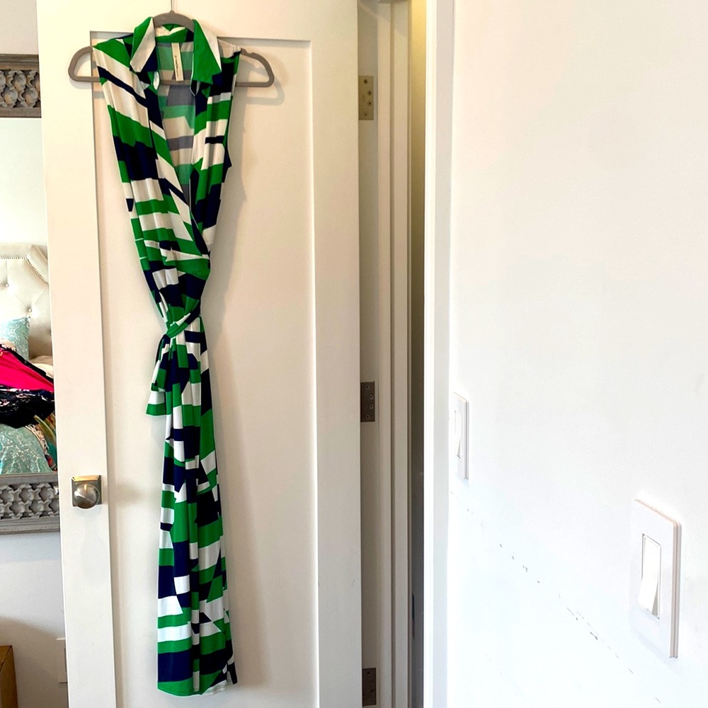 Beautiful summer tie maxi dress